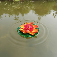 Artificial Lotus Floating Flowers – Decorative Pond & Water Garden Flowers