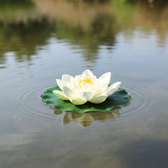 Artificial Lotus Floating Flowers – Decorative Pond & Water Garden Flowers