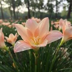 Rain Lily Hybrid Sweet Peach – Soft Peach Premium Bulb