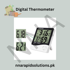 Digital Temperature Tester Fast, Accurate Thermometer for Soil, Water & Indoor Use