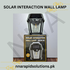 Solar Induction Wall Lamp HW 999-1W (18W | Wall Mounted) Outdoor Motion Sensor Solar Light in Pakistan