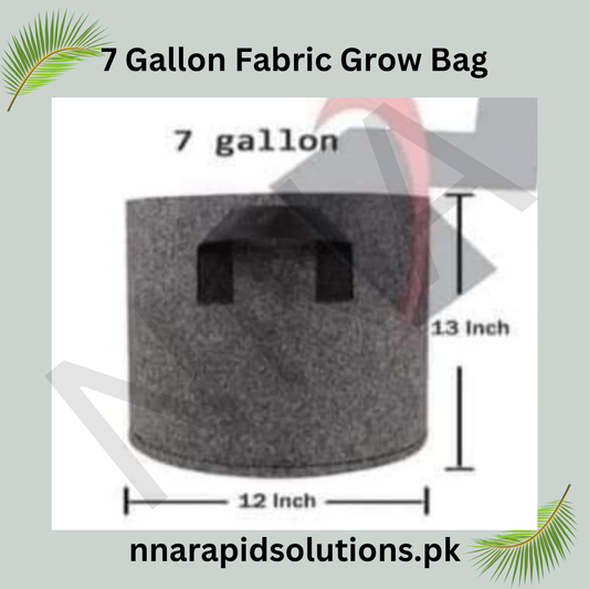 GrowMax 7 Gallon Fabric Grow Bag Ideal for Large Vegetables, Bushy Plants & Compact Trees