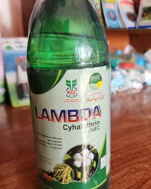 Lambda-Cyhalothrin 2.5% EC (1000ml) | Broad-Spectrum Insecticide for Crops & Plants in Pakistan
