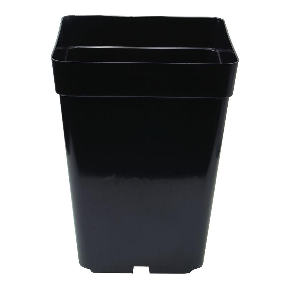 4x4 Inch Plastic Pots  Set of 100 for Seedlings, Flowering & Herb Plants