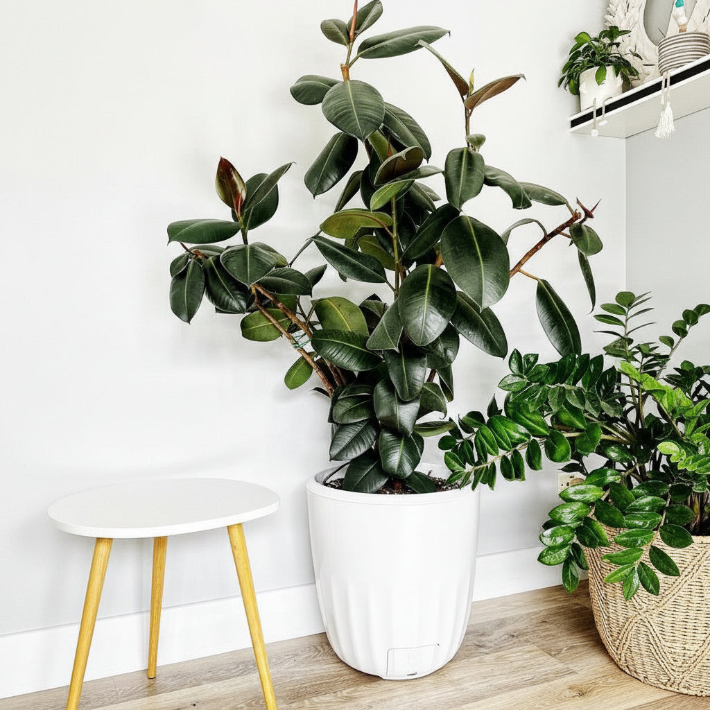 Rubber Plant – Ficus elastica Indoor Ornamental Plant