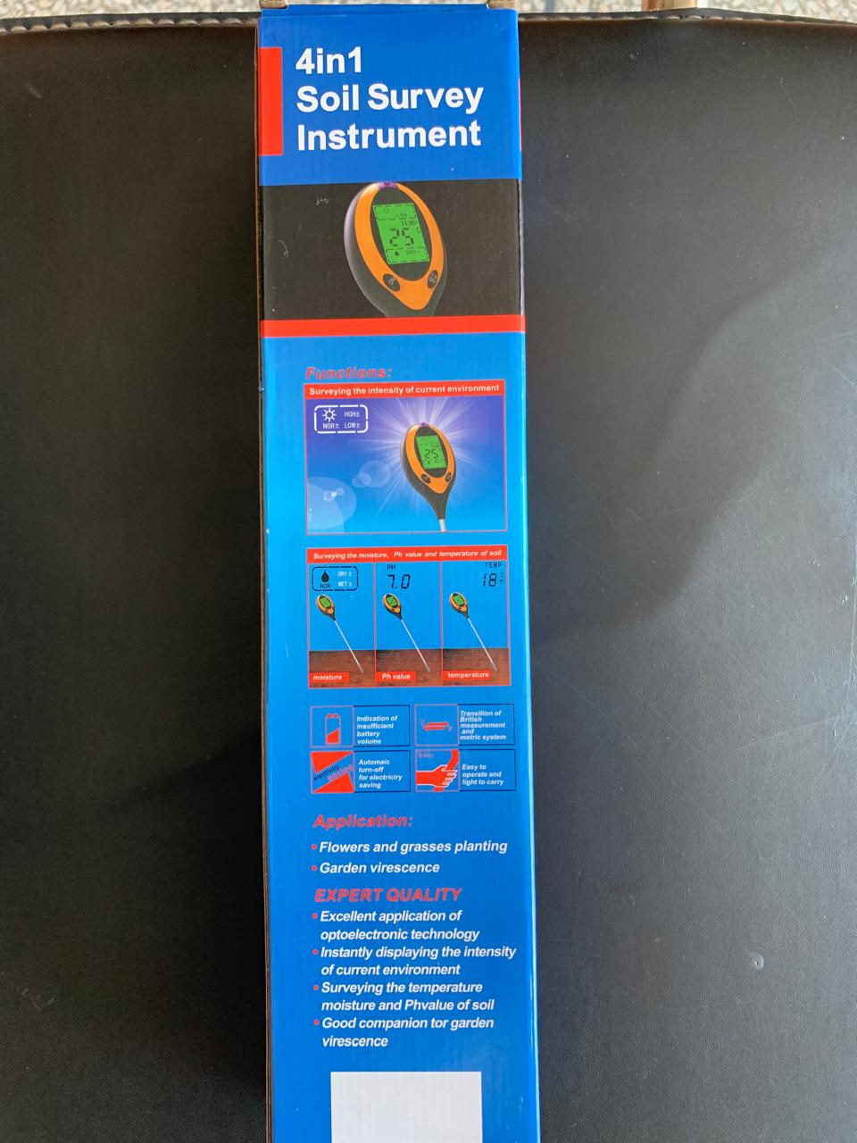 4-in-1 Digital Soil Meter in Pakistan  pH, Moisture, Temperature & Light Tester