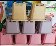 Pack of 100  4x4.5 Inch Square Nursery Pots  Bulk Deal for Nurseries, Sellers & Large Gardens