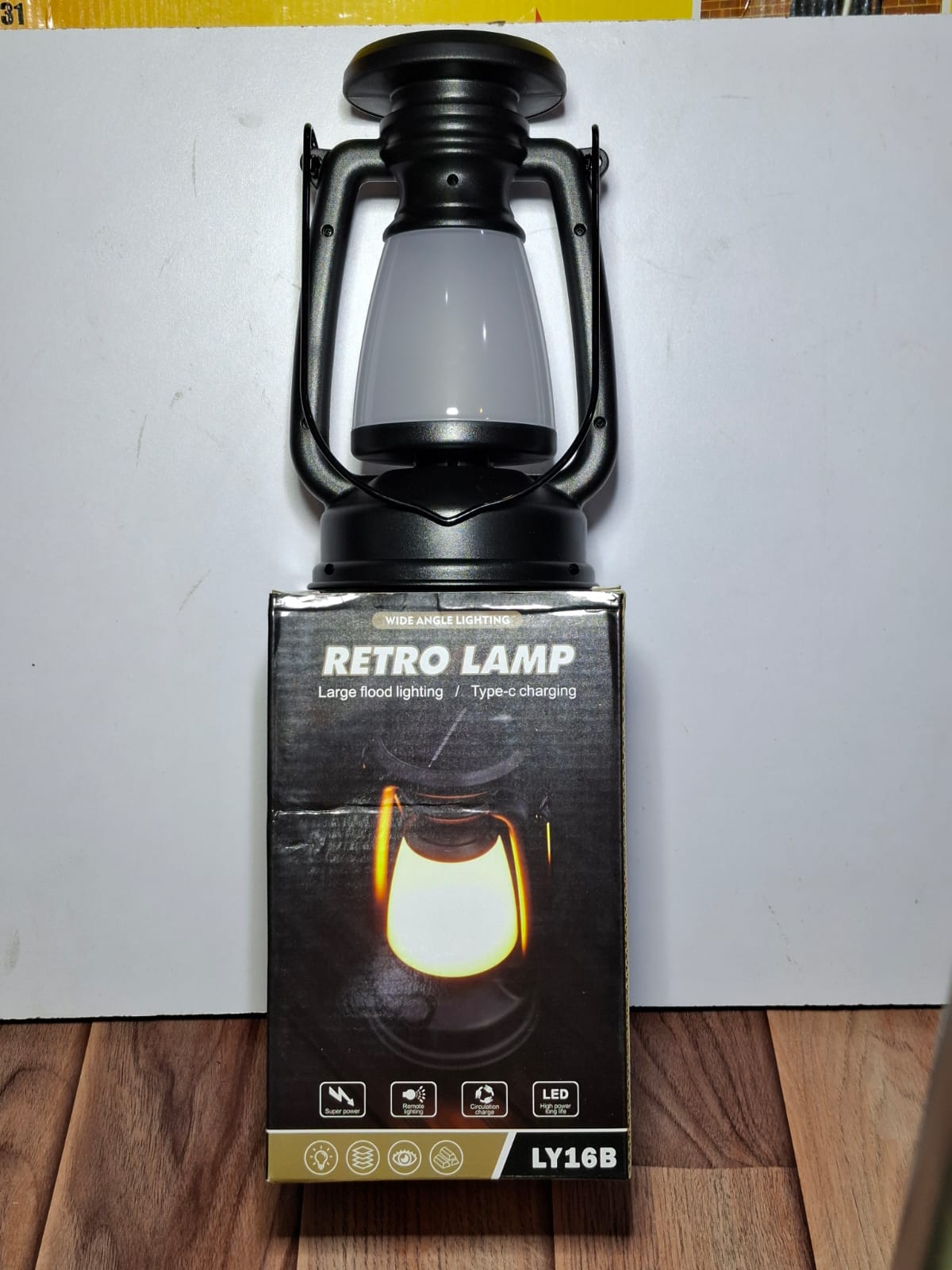 Retro Lantern Lamp  Vintage Charm Meets Modern Charging