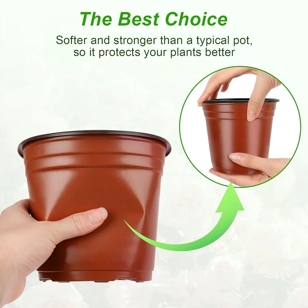 Flexible Nursery Pots (BN-100) – Premium Quality Soft Plastic Pots