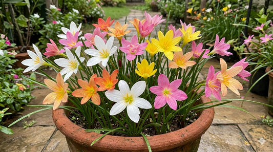 Rain Lily (Mixed Colors) – Local Bulb Plant for Beautiful Seasonal Blooms