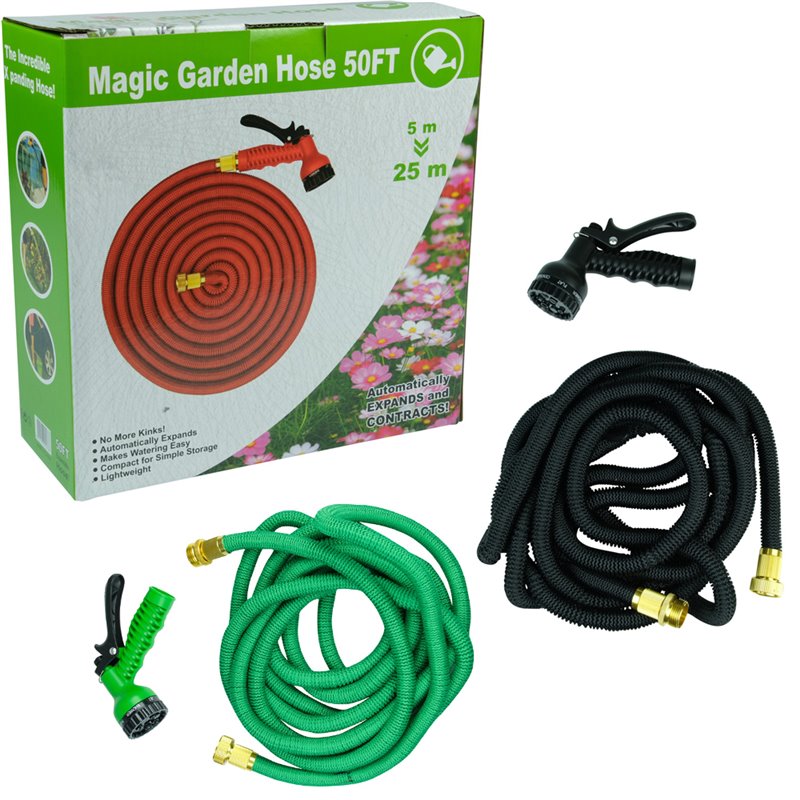 Magic Hose Pipe 50 Feet  Expandable Garden Pipe