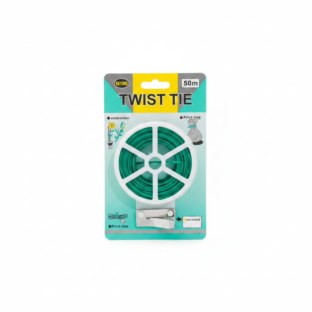Twist Tie 50M – Flexible Garden Plant Support Wire