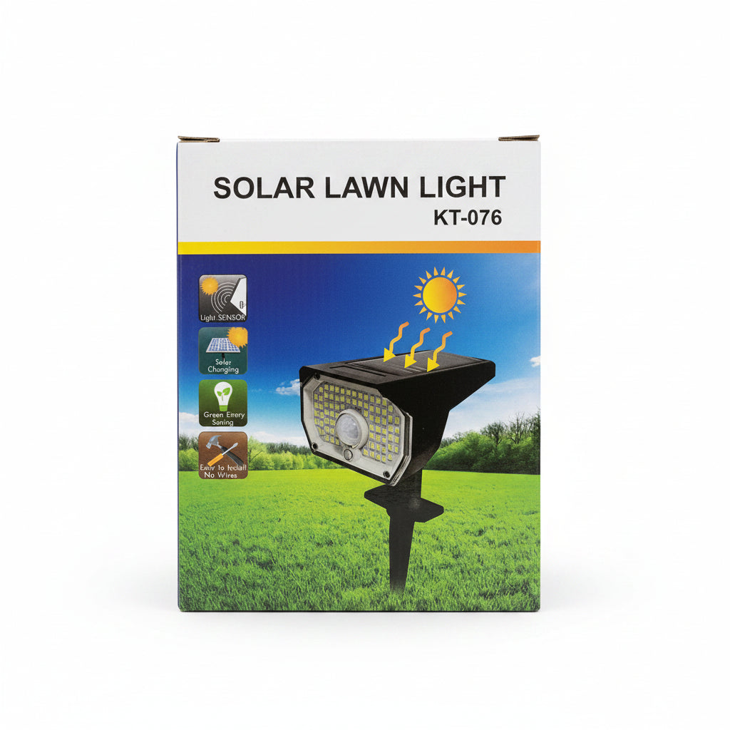 Solar Lawn Light KT-076 – Waterproof Outdoor Garden Light