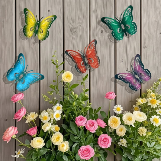 3D Artificial Magnetic Decorative Butterflies – Colorful Wall & Garden Décor