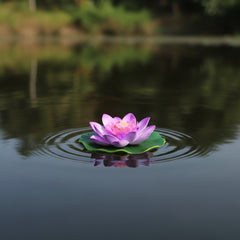 Artificial Lotus Floating Flowers – Decorative Pond & Water Garden Flowers