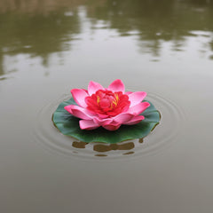 Artificial Lotus Floating Flowers – Decorative Pond & Water Garden Flowers