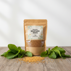 Organic Mustard Seeds – 1 KG Pack | Premium Natural Mustard Seeds