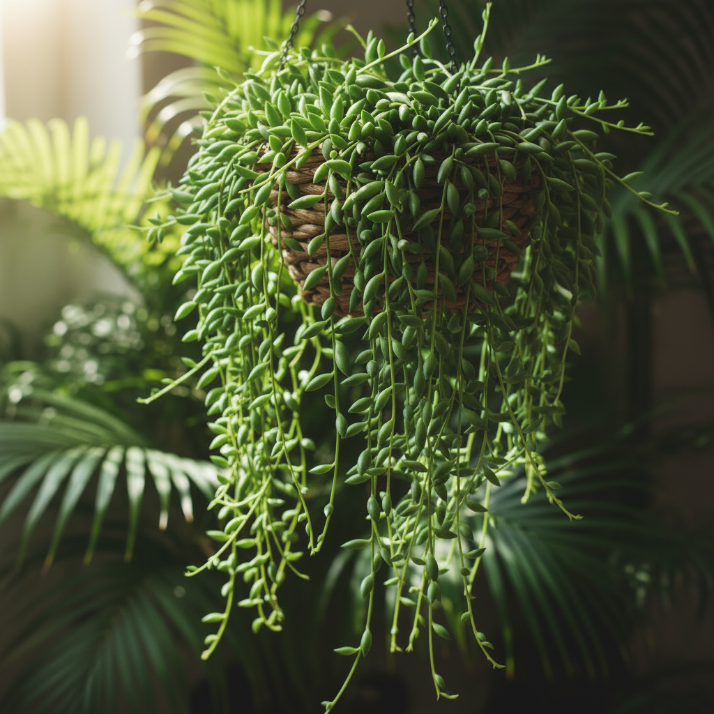 String of Banana Plant  Fast-Growing Hanging Succulent