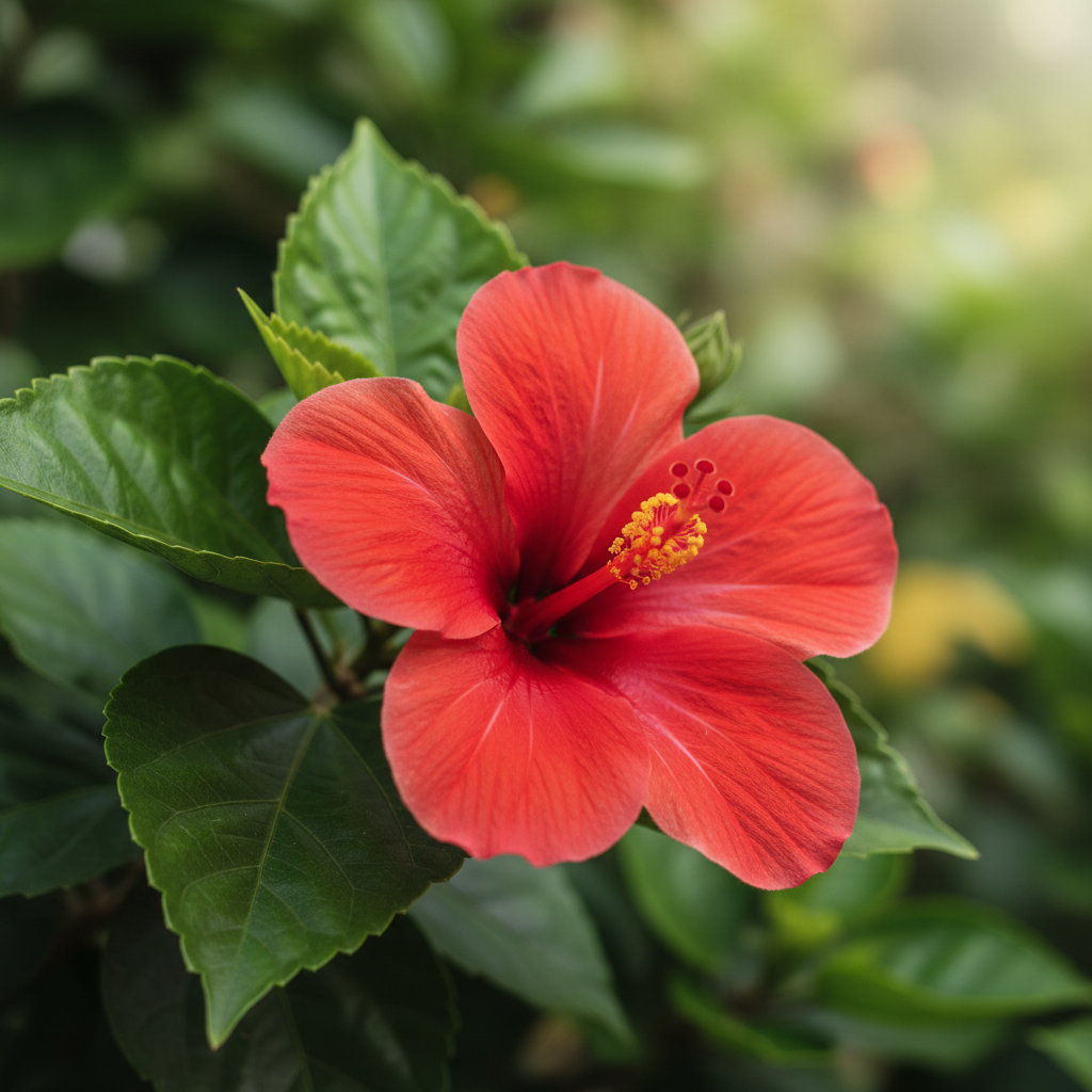 Hibiscus Plant – Colorful Tropical Flowering Plant