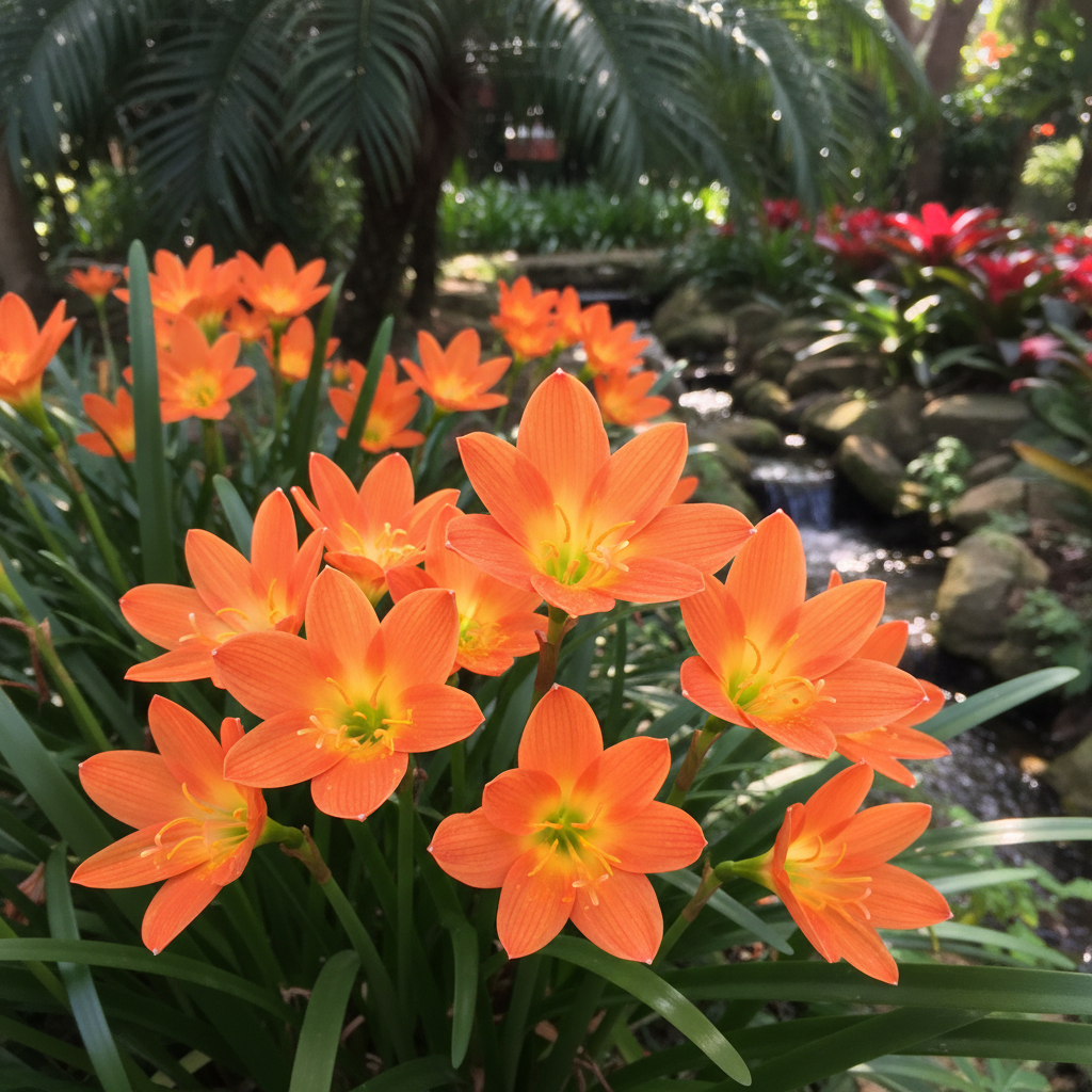 Rain Lily Hybrid Namsom – Bright Orange Premium Bulb