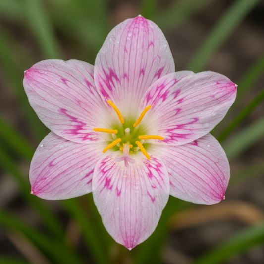 Rain Lily Hybrid Pink Brocade – Patterned Pink Premium Bulb