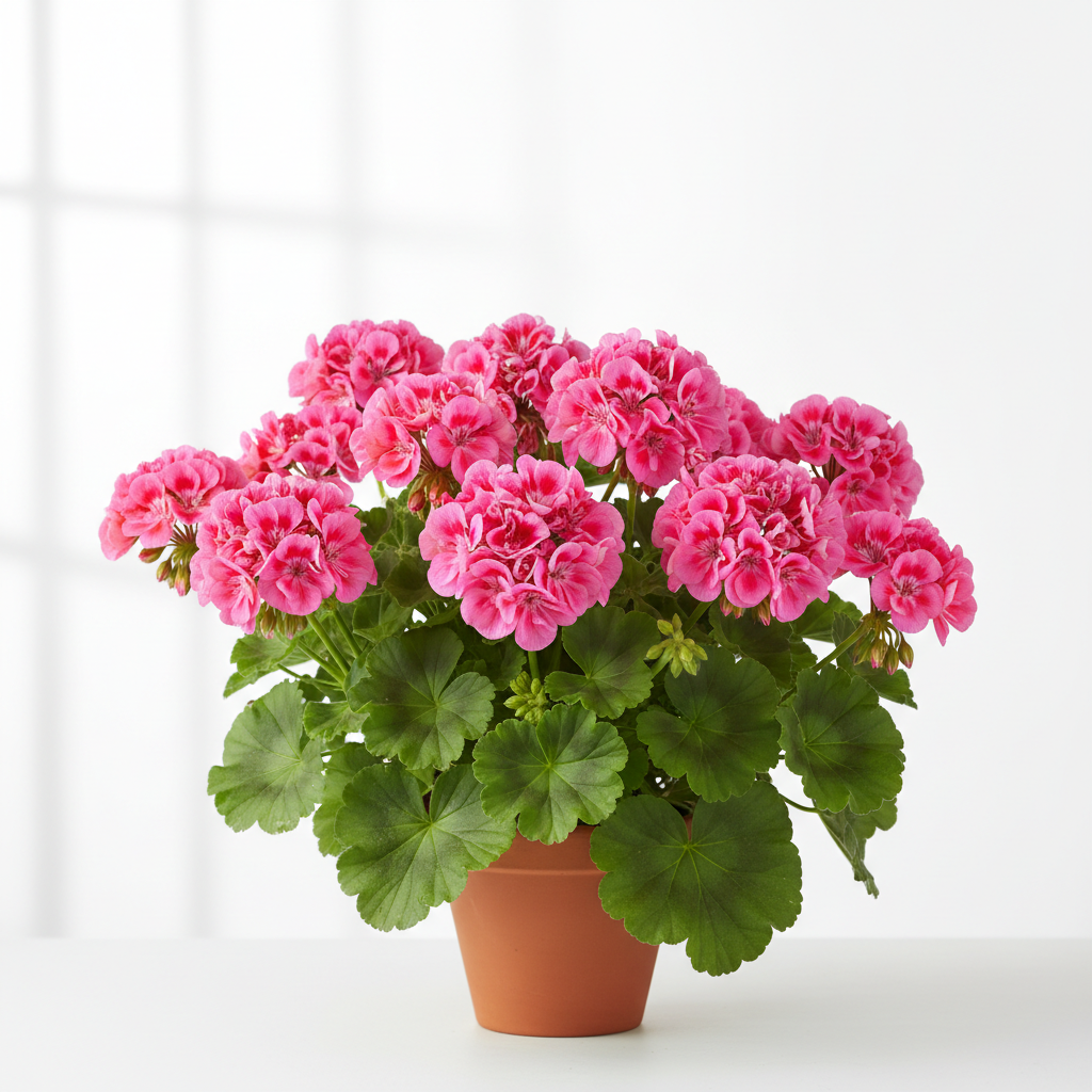 Geranium Plant – Pelargonium Colorful Flowering Plant