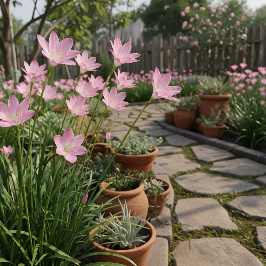 Pink Rada Rain Lily – Soft Pink Seasonal Bloom Lily