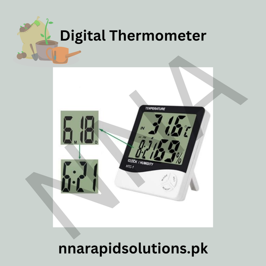 Digital Temperature Tester  Fast, Accurate Thermometer for Soil, Water & Indoor Use