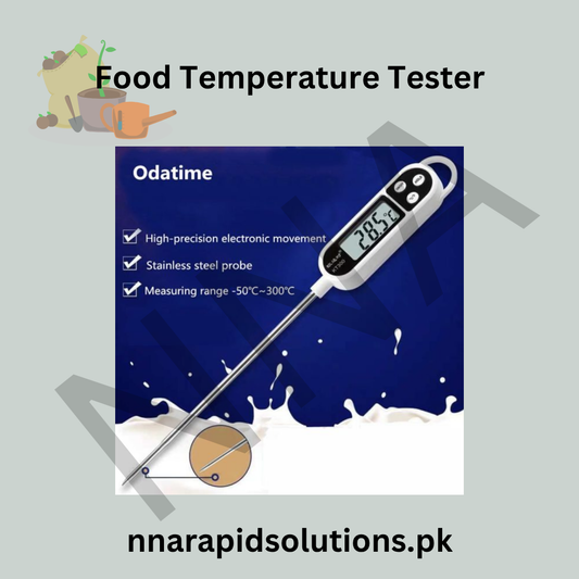 Food Temperature Tester  Digital Cooking Thermometer for Meat, Poultry & Kitchen Use