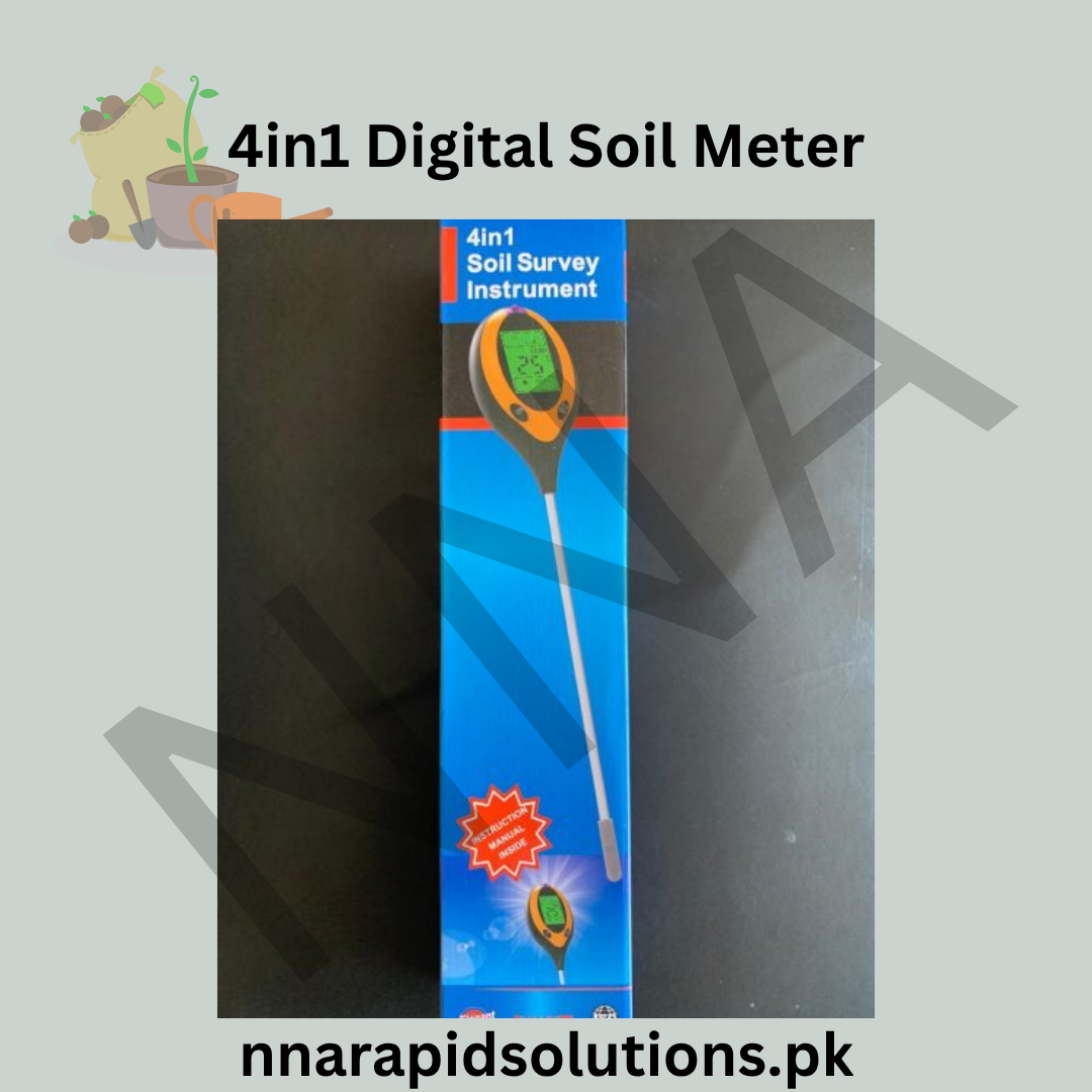 4-in-1 Digital Soil Meter in Pakistan  pH, Moisture, Temperature & Light Tester