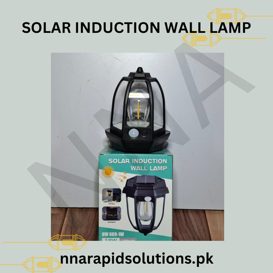 Solar Induction Wall Lamp HW 669-1W (18W | 1200mAh)  Outdoor Solar Light
