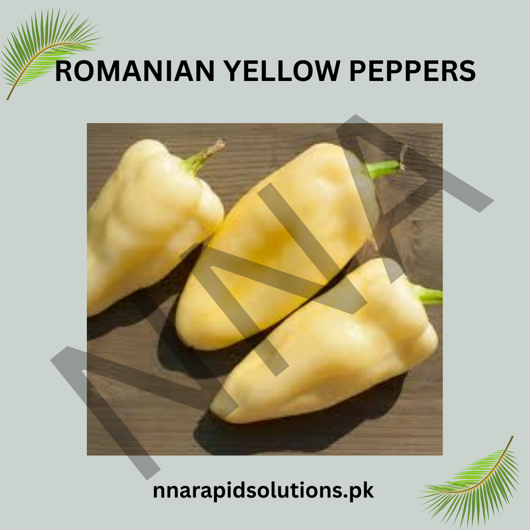 Romanian Yellow Pepper Seeds (Hybrid) – Sweet Bell Peppers