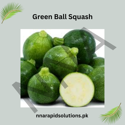 Green Ball Squash Seeds (Hybrid) – Round Summer Squash for Kitchen Gardens