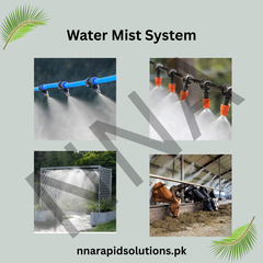 Water Mist System for Garden Cooling & Irrigation | Summer Relief Pakistan