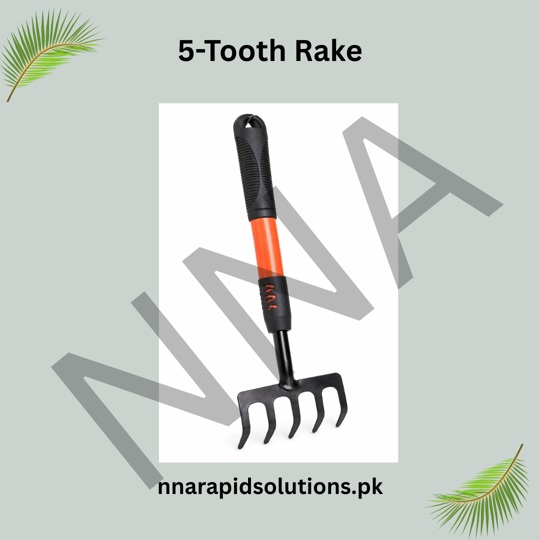 Long Handle Rake  Heavy-Duty Garden Tool