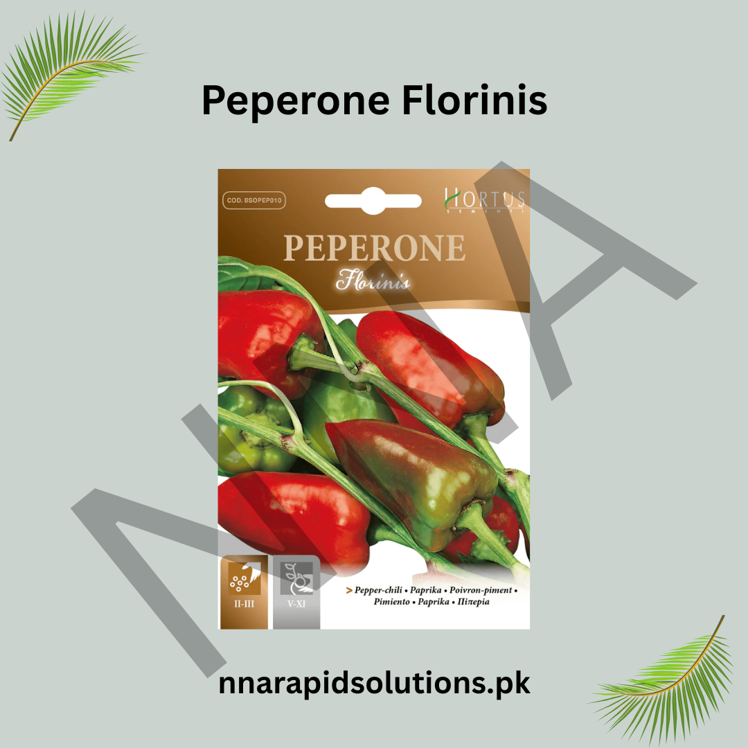 Peperone Florinis Seeds – Sweet Red Florina Pepper for Kitchen Gardens