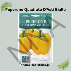 Peperone Quadrato D’Asti Giallo Seeds – Italian Yellow Sweet Bell Pepper