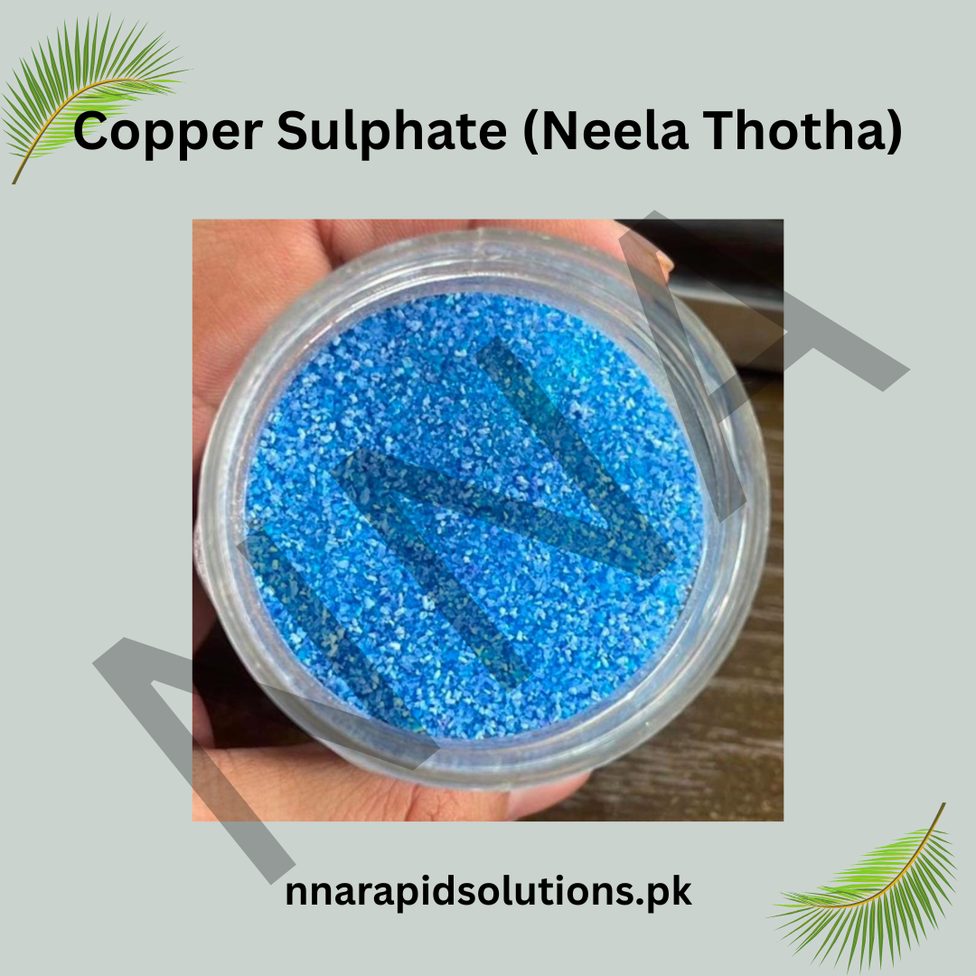 Copper Sulphate (Neela Thotha) – Fungicide & Plant Nutrient for Gardening