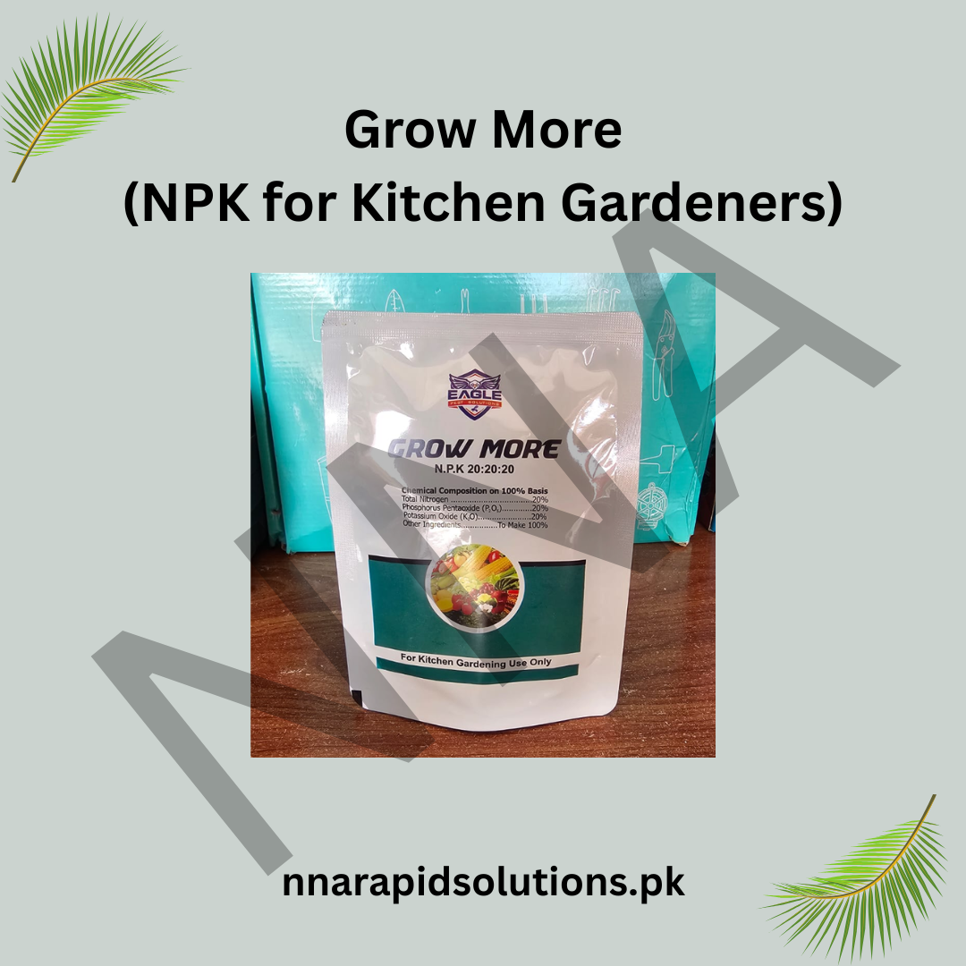 Grow More NPK 20:20:20 – Balanced Fertilizer for Kitchen Gardening