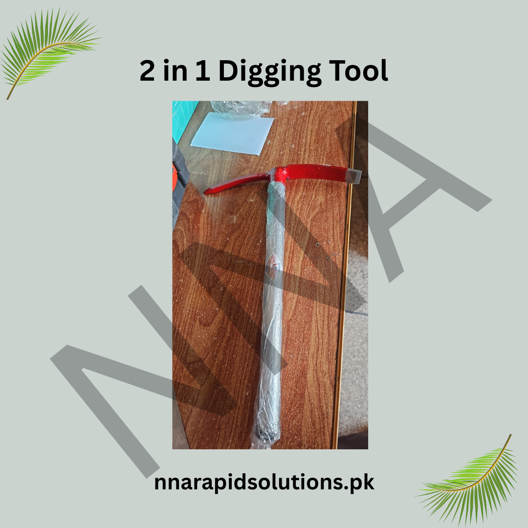 2-in-1 Digging Tool – Heavy Duty Genti (Pickaxe & Hoe)
